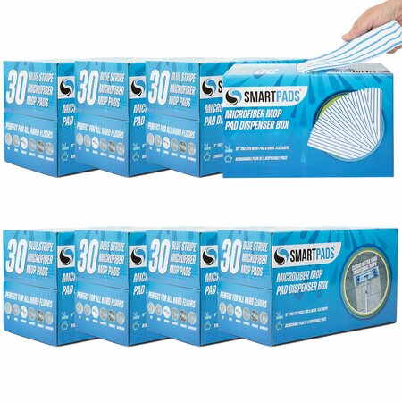 MONARCH BRANDS Smart Pads for Reusable Mops - Blue, 240PK M901RMP-BL-CS